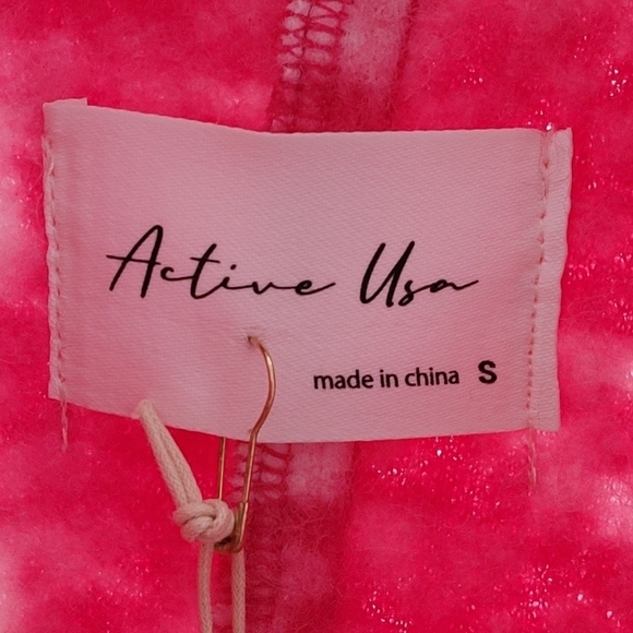 Boutique Long Sleeve Double Breasted Check Print Boucle Fleece Coat - Picture 10 of 12